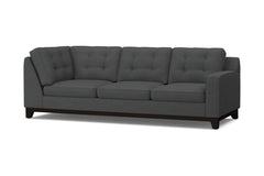 Brentwood Right Arm Corner Sofa :: Leg Finish: Espresso / Configuration: RAF - Chaise on the Right