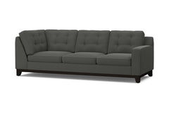 Brentwood Right Arm Corner Sofa :: Leg Finish: Espresso / Configuration: RAF - Chaise on the Right
