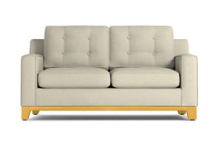 Brentwood Apartment Size Sleeper Sofa :: Leg Finish: Natural / Sleeper Option: Memory Foam Mattress