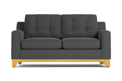 Brentwood Apartment Size Sleeper Sofa :: Leg Finish: Natural / Sleeper Option: Memory Foam Mattress