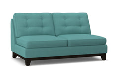 Brentwood Armless Apartment Size Sofa :: Leg Finish: Espresso