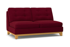 Brentwood Armless Apartment Size Sofa :: Leg Finish: Natural