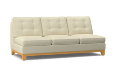Brentwood Armless Sofa :: Leg Finish: Natural