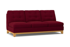 Brentwood Armless Sofa :: Leg Finish: Natural