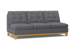 Brentwood Armless Sofa :: Leg Finish: Natural