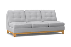 Brentwood Armless Sofa :: Leg Finish: Natural
