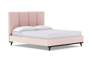 Carter Upholstered Velvet Bed :: Leg Finish: Espresso / Size: California King