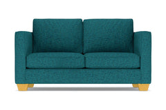 Catalina Apartment Size Sleeper Sofa :: Leg Finish: Natural / Sleeper Option: Deluxe Innerspring Mattress