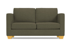 Catalina Apartment Size Sleeper Sofa :: Leg Finish: Natural / Sleeper Option: Memory Foam Mattress