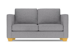 Catalina Apartment Size Sleeper Sofa :: Leg Finish: Natural / Sleeper Option: Deluxe Innerspring Mattress
