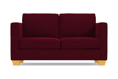 Catalina Apartment Size Sleeper Sofa :: Leg Finish: Natural / Sleeper Option: Memory Foam Mattress