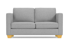 Catalina Apartment Size Sleeper Sofa :: Leg Finish: Natural / Sleeper Option: Memory Foam Mattress