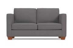 Catalina Apartment Size Sleeper Sofa :: Leg Finish: Pecan / Sleeper Option: Memory Foam Mattress