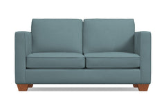 Catalina Apartment Size Sleeper Sofa :: Leg Finish: Pecan / Sleeper Option: Memory Foam Mattress