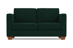 Catalina Apartment Size Sleeper Sofa :: Leg Finish: Pecan / Sleeper Option: Deluxe Innerspring Mattress