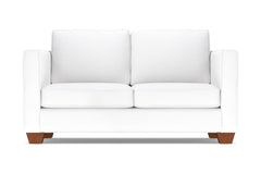 Catalina Apartment Size Sleeper Sofa :: Leg Finish: Pecan / Sleeper Option: Deluxe Innerspring Mattress