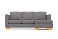 Catalina Reversible Chaise Sleeper Sofa :: Leg Finish: Natural / Sleeper Option: Memory Foam Mattress