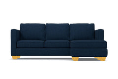 Catalina Reversible Chaise Sleeper Sofa :: Leg Finish: Natural / Sleeper Option: Deluxe Innerspring Mattress