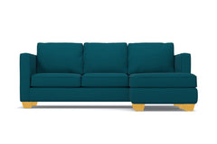 Catalina Reversible Chaise Sleeper Sofa :: Leg Finish: Natural / Sleeper Option: Memory Foam Mattress