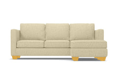 Catalina Reversible Chaise Sleeper Sofa :: Leg Finish: Natural / Sleeper Option: Deluxe Innerspring Mattress