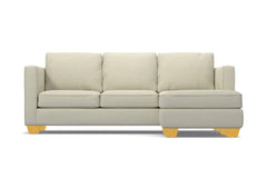 Catalina Reversible Chaise Sleeper Sofa :: Leg Finish: Natural / Sleeper Option: Memory Foam Mattress