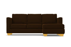 Catalina Reversible Chaise Sleeper Sofa :: Leg Finish: Natural / Sleeper Option: Memory Foam Mattress