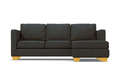 Catalina Reversible Chaise Sleeper Sofa :: Leg Finish: Natural / Sleeper Option: Deluxe Innerspring Mattress