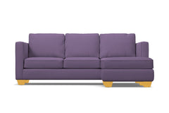 Catalina Reversible Chaise Sleeper Sofa :: Leg Finish: Natural / Sleeper Option: Deluxe Innerspring Mattress