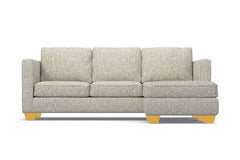 Catalina Reversible Chaise Sleeper Sofa :: Leg Finish: Natural / Sleeper Option: Memory Foam Mattress