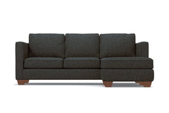 Catalina Reversible Chaise Sleeper Sofa :: Leg Finish: Pecan / Sleeper Option: Memory Foam Mattress
