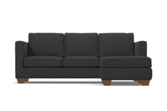 Catalina Reversible Chaise Sleeper Sofa :: Leg Finish: Pecan / Sleeper Option: Memory Foam Mattress