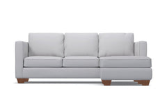 Catalina Reversible Chaise Sleeper Sofa :: Leg Finish: Pecan / Sleeper Option: Memory Foam Mattress