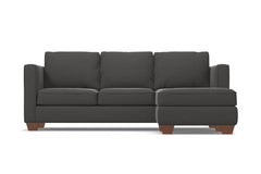 Catalina Reversible Chaise Sleeper Sofa :: Leg Finish: Pecan / Sleeper Option: Memory Foam Mattress