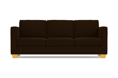 Catalina Queen Size Sleeper Sofa :: Leg Finish: Natural / Sleeper Option: Memory Foam Mattress