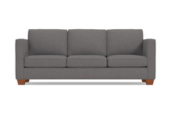 Catalina Queen Size Sleeper Sofa :: Leg Finish: Pecan / Sleeper Option: Memory Foam Mattress