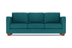 Catalina Queen Size Sleeper Sofa :: Leg Finish: Pecan / Sleeper Option: Deluxe Innerspring Mattress