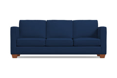 Catalina Queen Size Sleeper Sofa :: Leg Finish: Pecan / Sleeper Option: Deluxe Innerspring Mattress