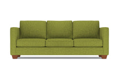 Catalina Queen Size Sleeper Sofa :: Leg Finish: Pecan / Sleeper Option: Deluxe Innerspring Mattress