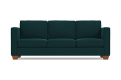 Catalina Queen Size Sleeper Sofa :: Leg Finish: Pecan / Sleeper Option: Deluxe Innerspring Mattress