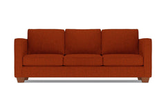 Catalina Queen Size Sleeper Sofa :: Leg Finish: Pecan / Sleeper Option: Memory Foam Mattress