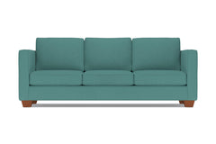 Catalina Queen Size Sleeper Sofa :: Leg Finish: Pecan / Sleeper Option: Deluxe Innerspring Mattress