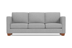 Catalina Queen Size Sleeper Sofa :: Leg Finish: Pecan / Sleeper Option: Deluxe Innerspring Mattress