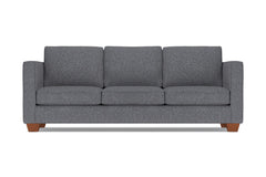 Catalina Queen Size Sleeper Sofa :: Leg Finish: Pecan / Sleeper Option: Deluxe Innerspring Mattress