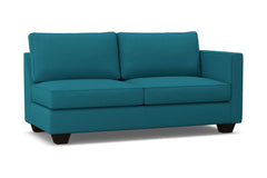 Catalina Right Arm Apartment Size Sofa :: Leg Finish: Espresso / Configuration: RAF - Chaise on the Right