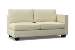 Catalina Right Arm Apartment Size Sofa :: Leg Finish: Espresso / Configuration: RAF - Chaise on the Right