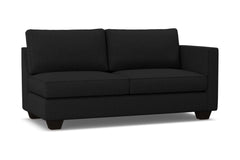 Catalina Right Arm Apartment Size Sofa :: Leg Finish: Espresso / Configuration: RAF - Chaise on the Right