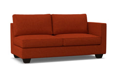 Catalina Right Arm Apartment Size Sofa :: Leg Finish: Espresso / Configuration: RAF - Chaise on the Right