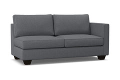 Catalina Right Arm Apartment Size Sofa :: Leg Finish: Espresso / Configuration: RAF - Chaise on the Right