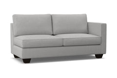 Catalina Right Arm Apartment Size Sofa :: Leg Finish: Espresso / Configuration: RAF - Chaise on the Right