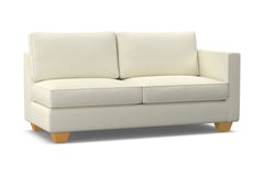 Catalina Right Arm Apartment Size Sofa :: Leg Finish: Natural / Configuration: RAF - Chaise on the Right